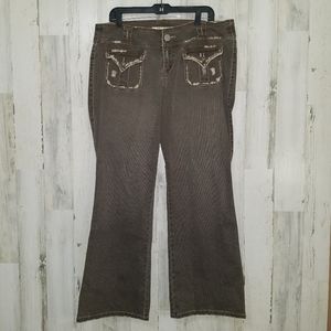 Vintage Z. Cavaricci boot cut denim jeans, size 18